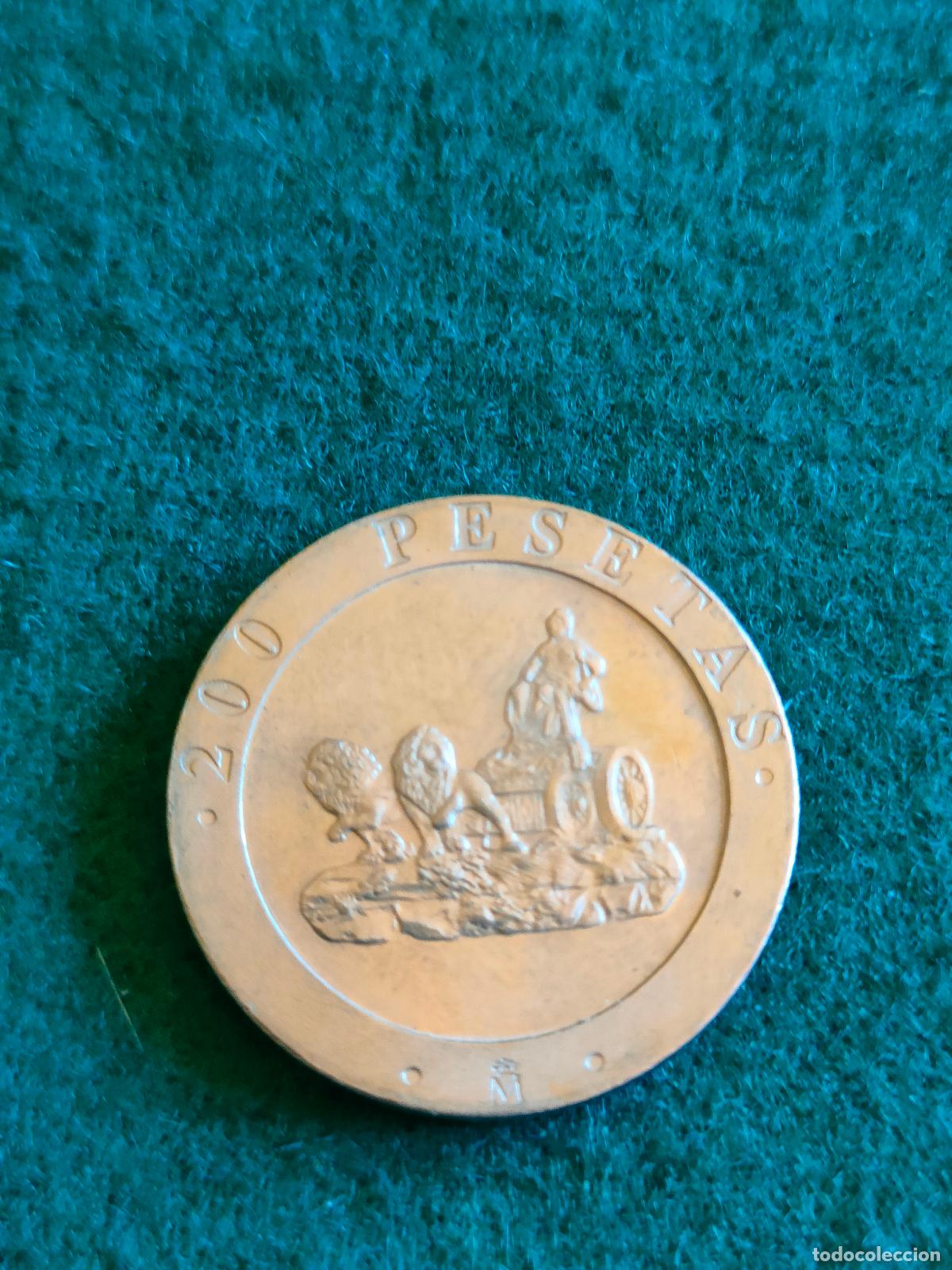 Monedas de Espa&ntilde;a: MONEDA DE 200 PESETAS 1990 - Foto 2