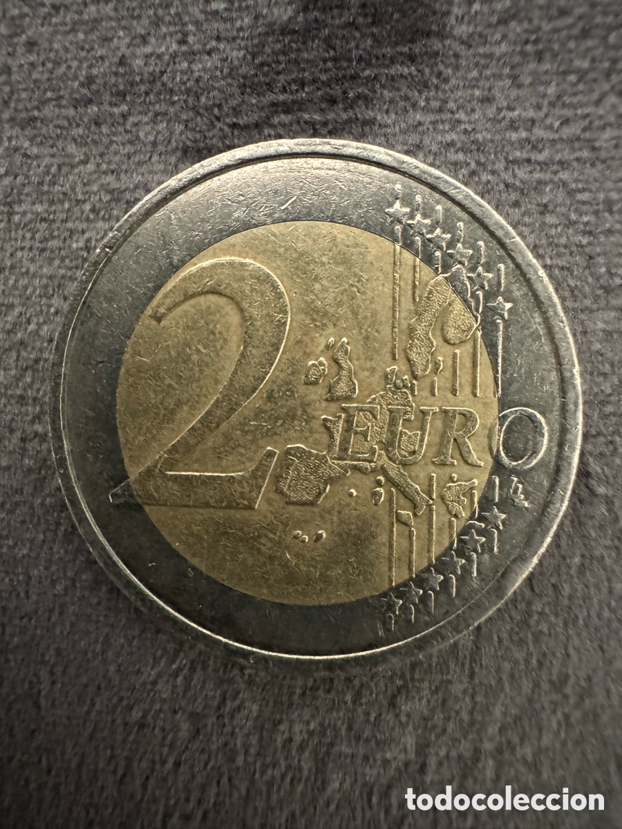 Monedas de Espa&ntilde;a: Moneda dos euros Francia circulada a&ntilde;o 2000 - Foto 3