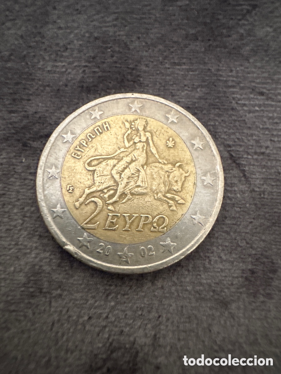Monedas de Espa&ntilde;a: Moneda de dos euros Grecia - S - Foto 3