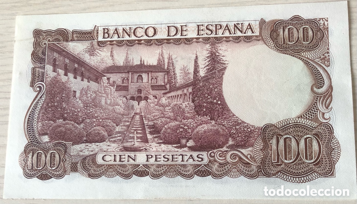 Monedas de Espa&ntilde;a: Billete de 100 pesetas - Foto 2