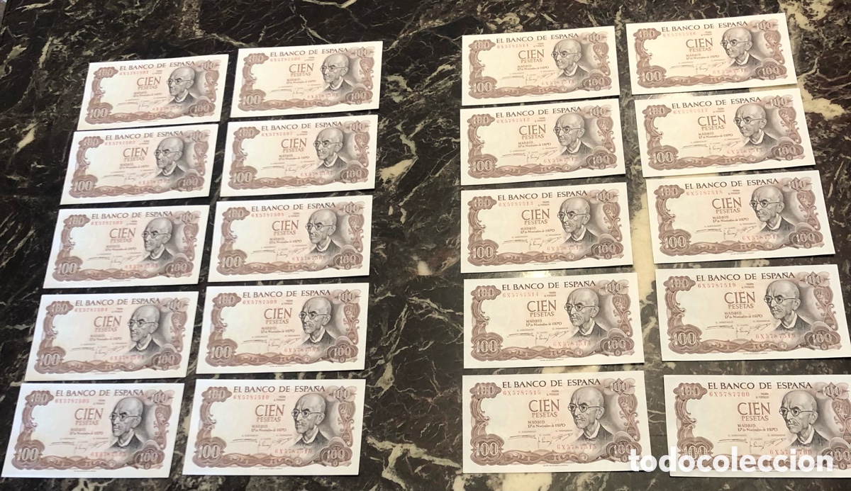 Monedas de Espa&ntilde;a: Billete de 100 pesetas - Foto 3