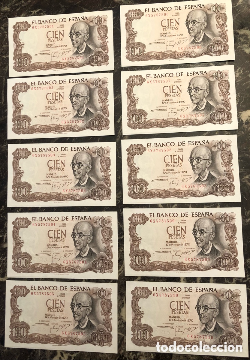 Monedas de Espa&ntilde;a: Billete de 100 pesetas - Foto 4