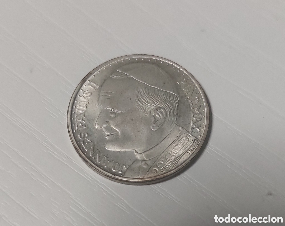 Monedas de Espa&ntilde;a: Monedas viaje del Papa a Espa&ntilde;a - Foto 1