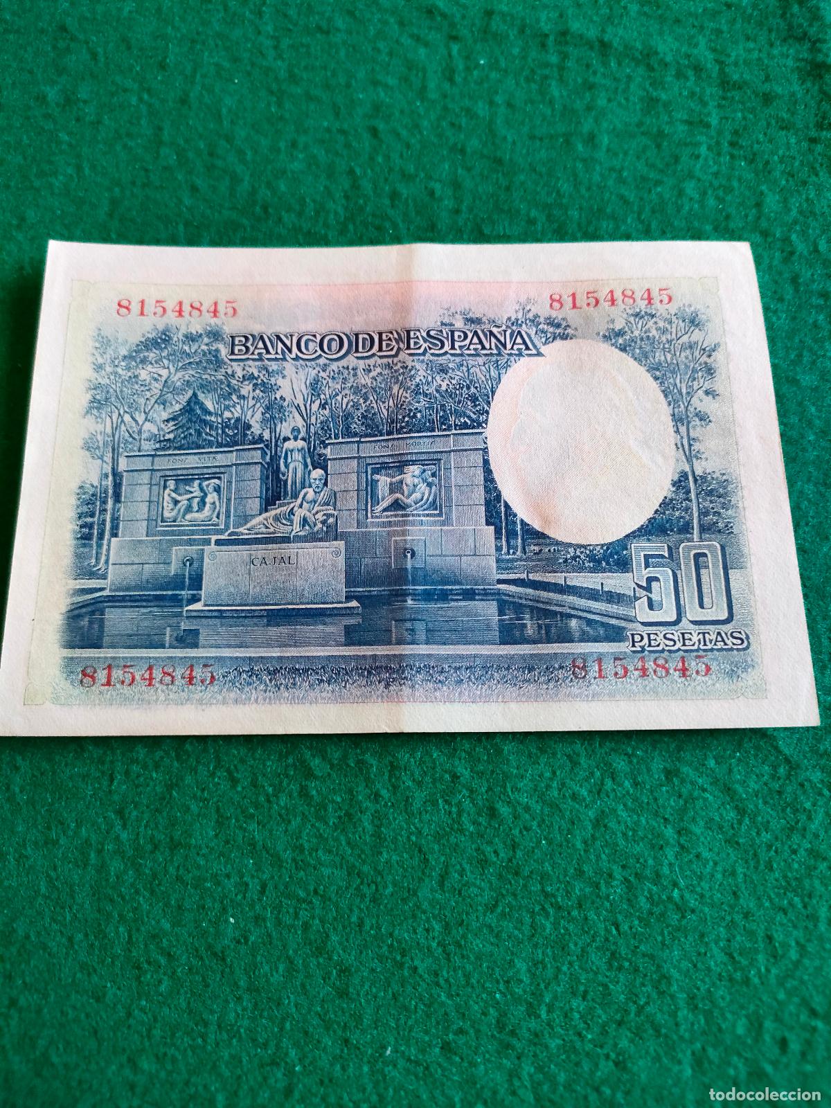 Monedas de Espa&ntilde;a: BILLETE DE 50 PESETAS DE 1935 - Foto 2