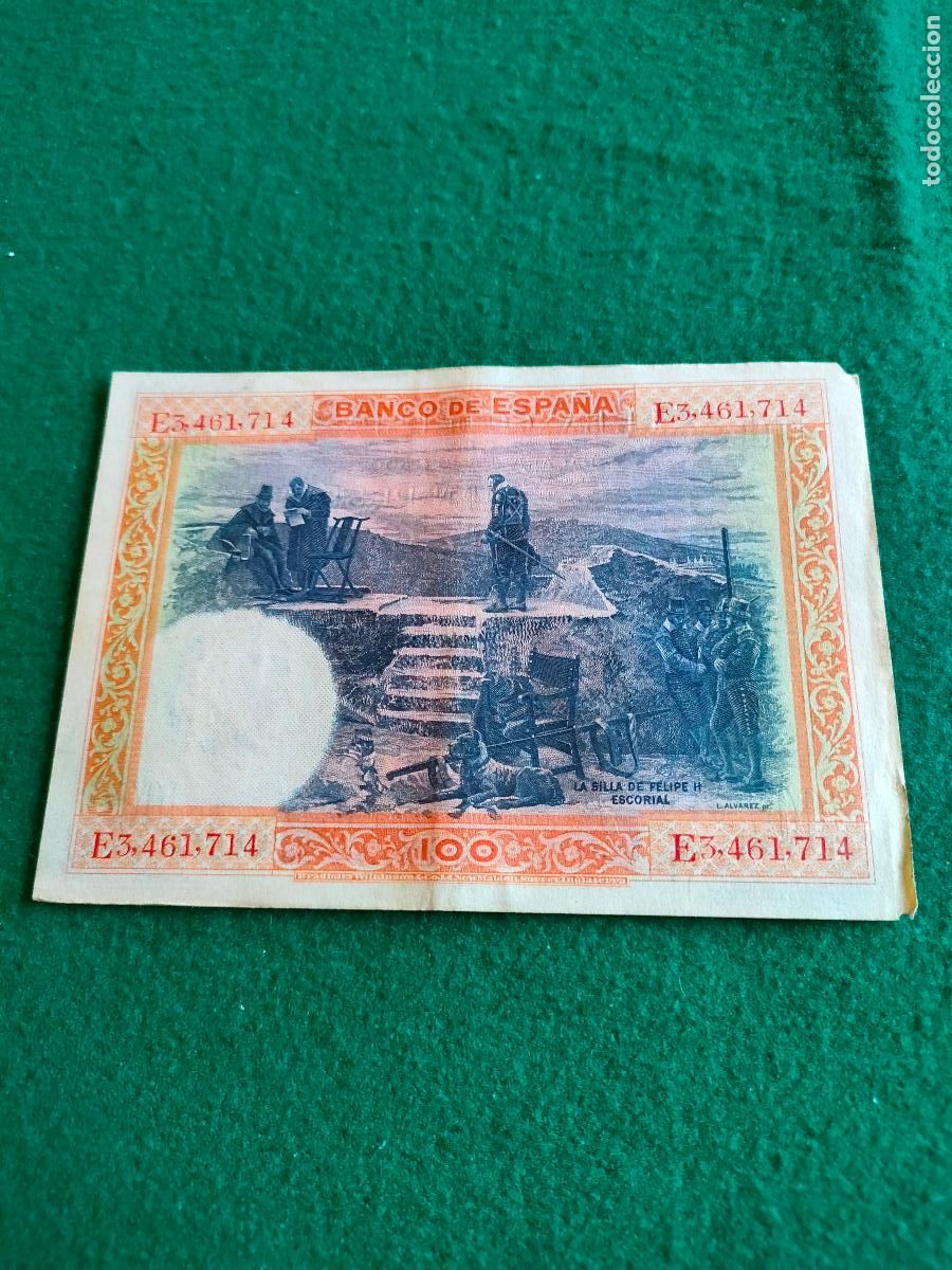 Monedas de Espa&ntilde;a: BILLETE DE 100 PESETAS DE 1925 - Foto 2