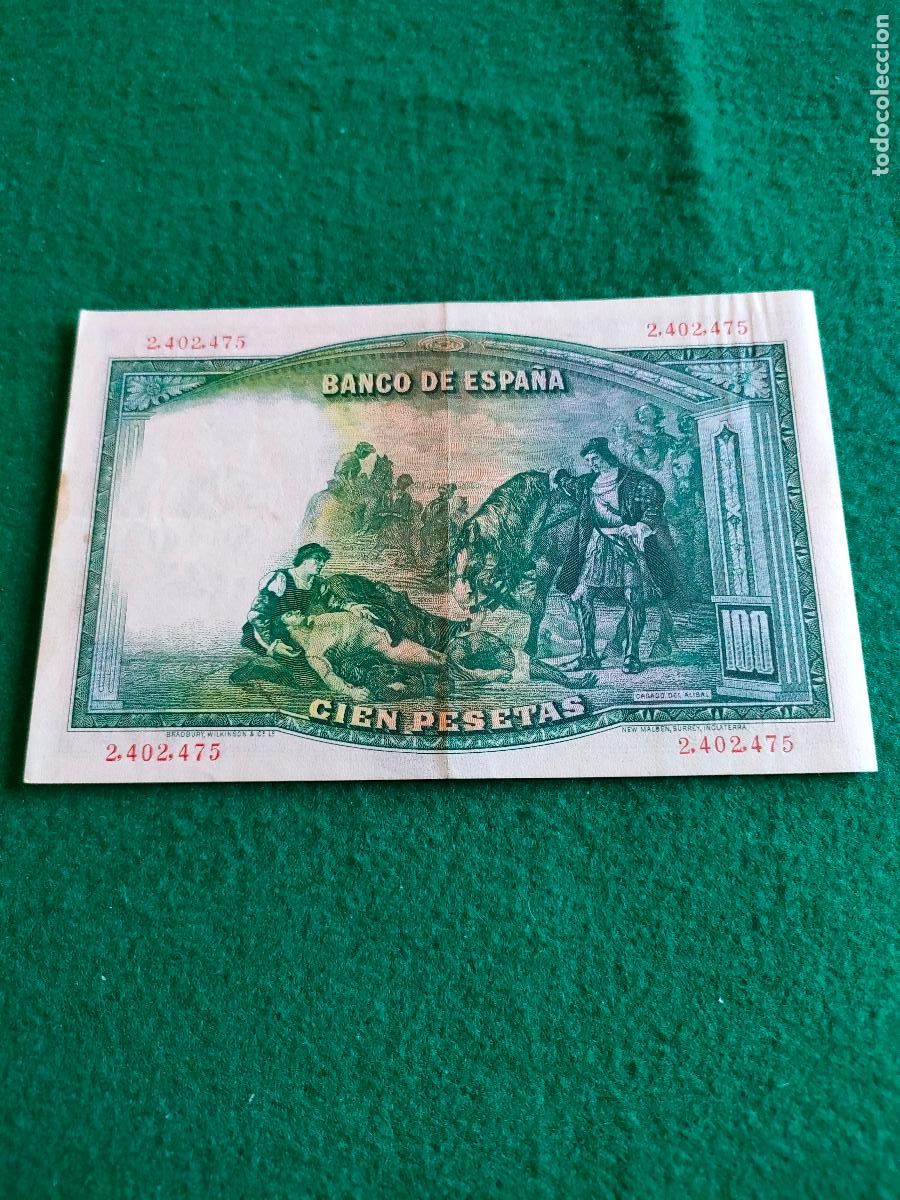 Monedas de Espa&ntilde;a: BILLETE DE 100 PESETAS DE 1931 - Foto 2