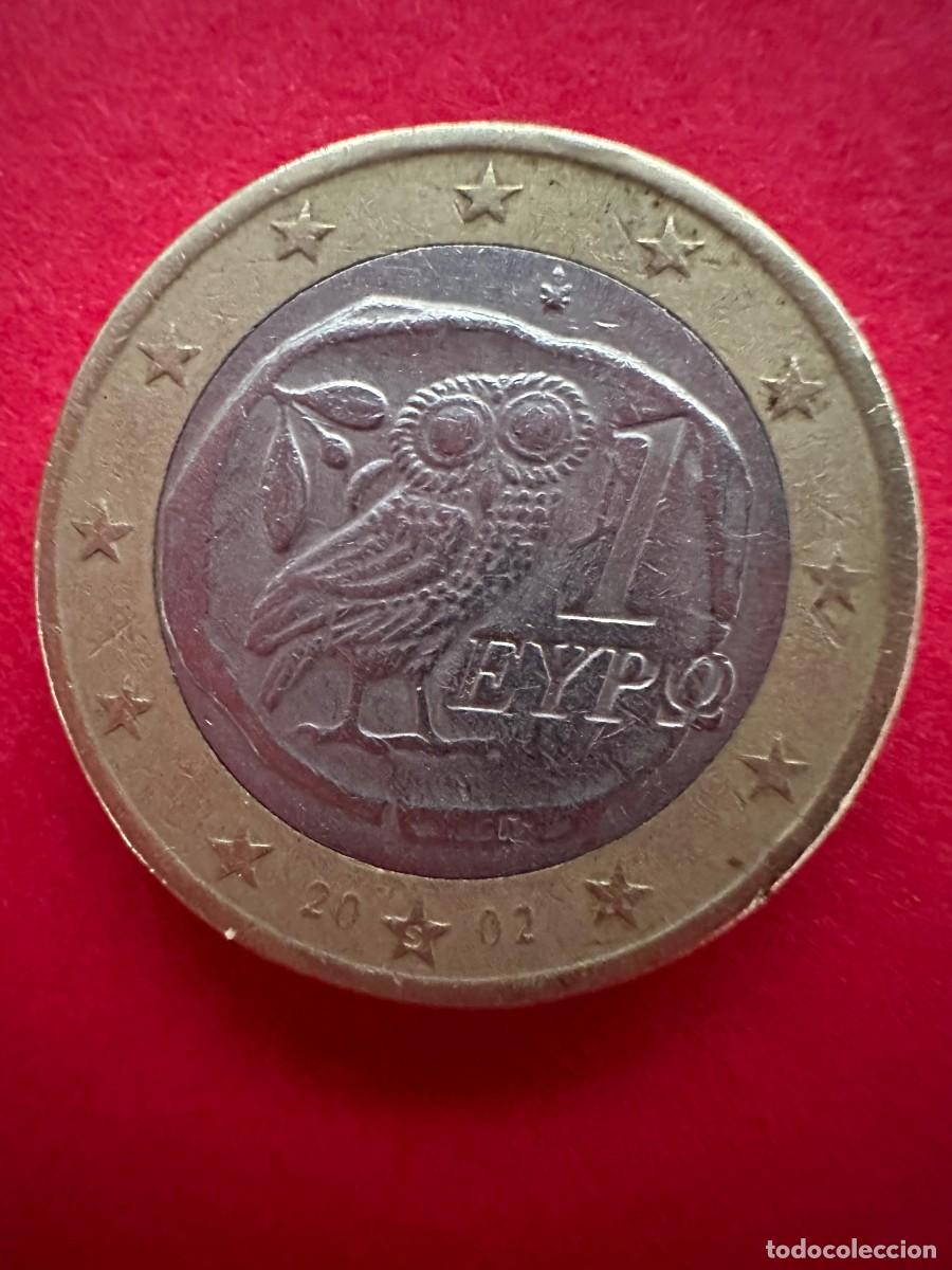 Monedas de Espa&ntilde;a: Moneda 1 euro Buho de la Suerte 2002 - Foto 3