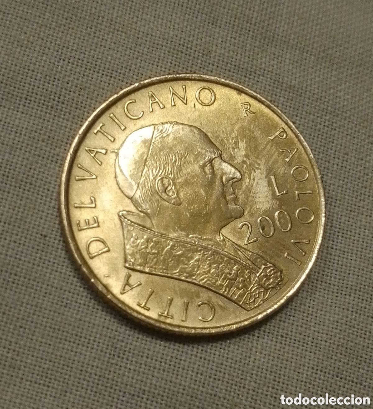 Monedas de Espa&ntilde;a: MONEDA DE PABLO VI 200 LIRAS - Foto 1