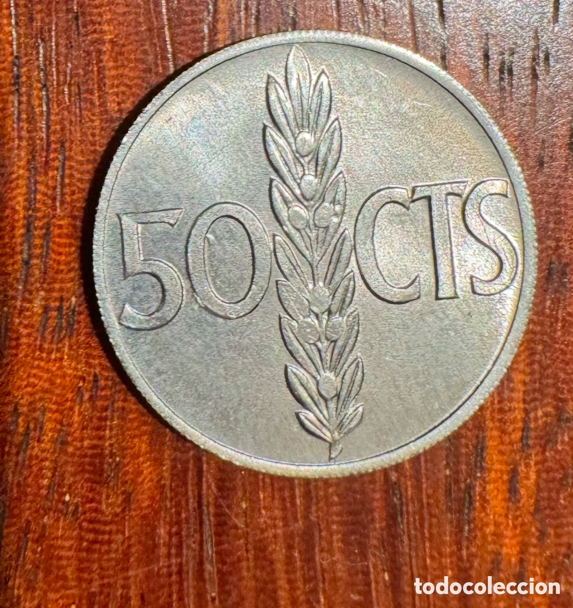 Monedas de Espa&ntilde;a: Moneda de 50 c&eacute;ntimos de 1966 estrella 68 - Foto 1
