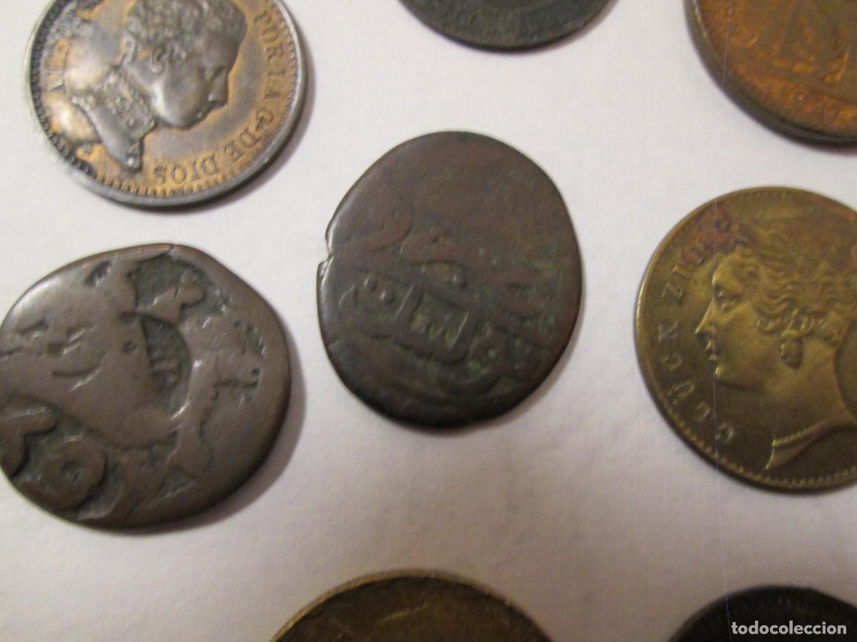 Monedas de Espa&ntilde;a: LOTE DE 8 ANTIGUAS MONEDAS DIVERSAS - Foto 5
