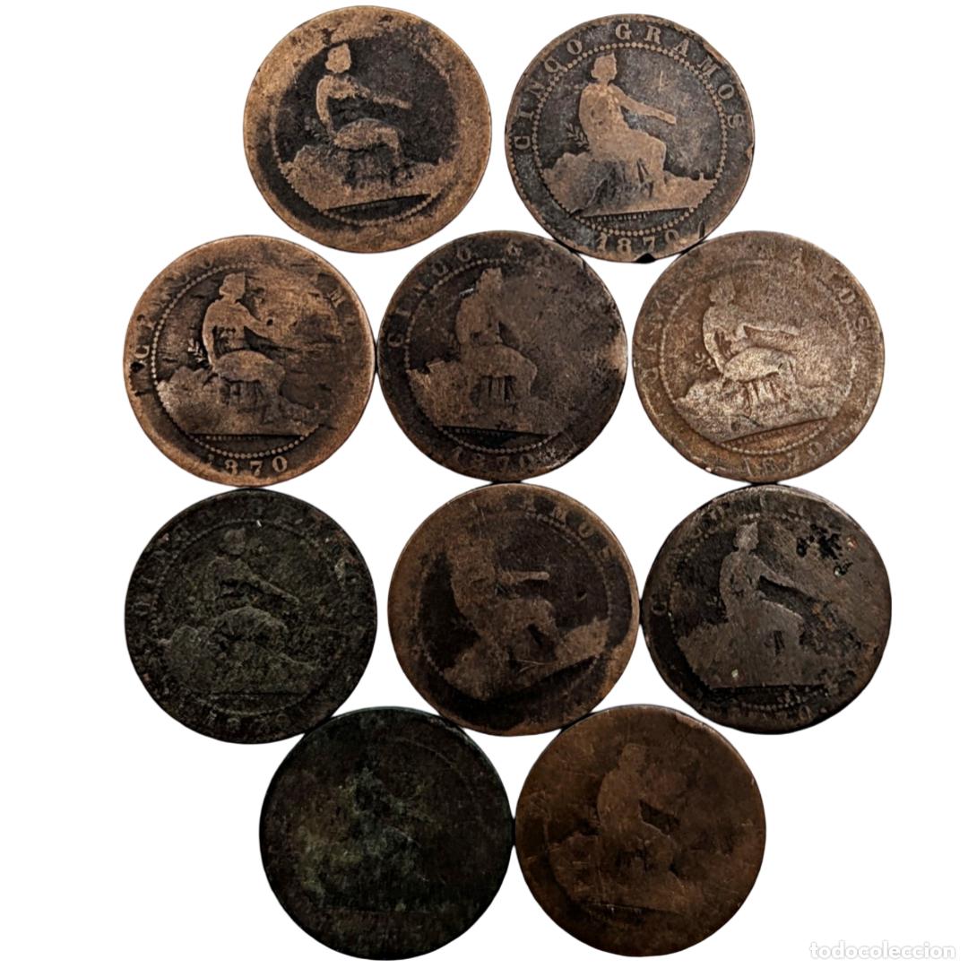 Monedas de Espa&ntilde;a: Monedas de 2 c&eacute;ntimos (10) - Espa&ntilde;a - Foto 1