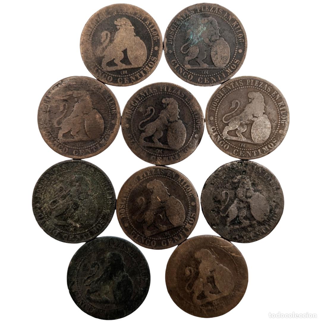 Monedas de Espa&ntilde;a: Monedas de 2 c&eacute;ntimos (10) - Espa&ntilde;a - Foto 2