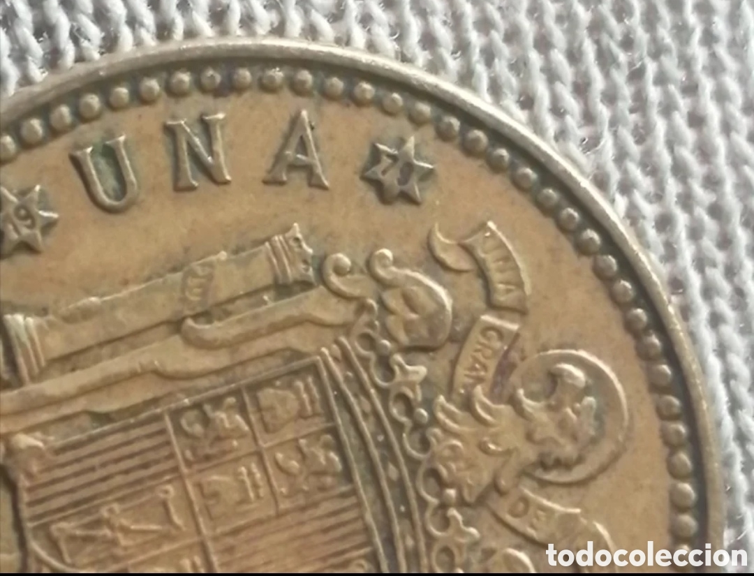 Monedas de Espa&ntilde;a: Moneda 1 peseta 1975 *79 - Foto 4