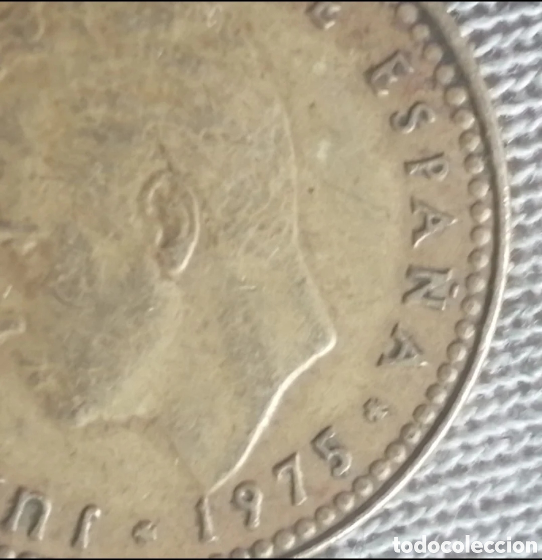 Monedas de Espa&ntilde;a: Moneda 1 peseta 1975 *79 - Foto 6