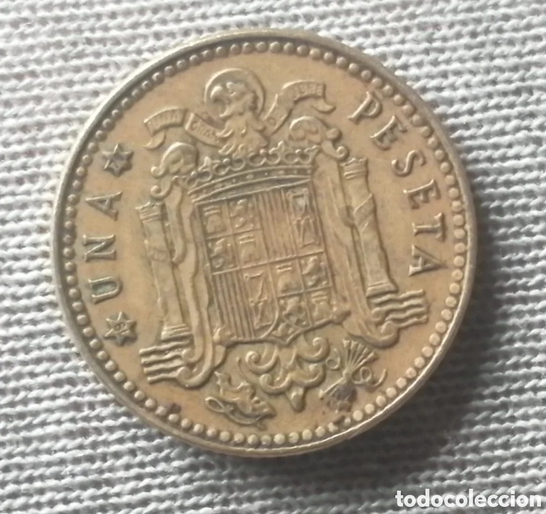 Monedas de Espa&ntilde;a: Moneda 1 peseta 1975 *79 - Foto 1