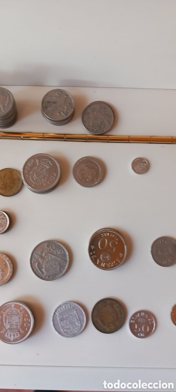 Monedas de Espa&ntilde;a: Lote de monedas y billetes - Foto 2