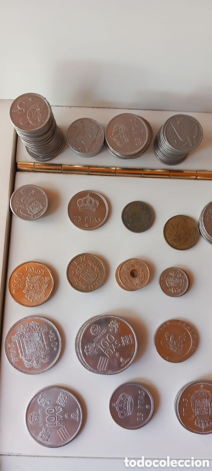 Monedas de Espa&ntilde;a: Lote de monedas y billetes - Foto 1