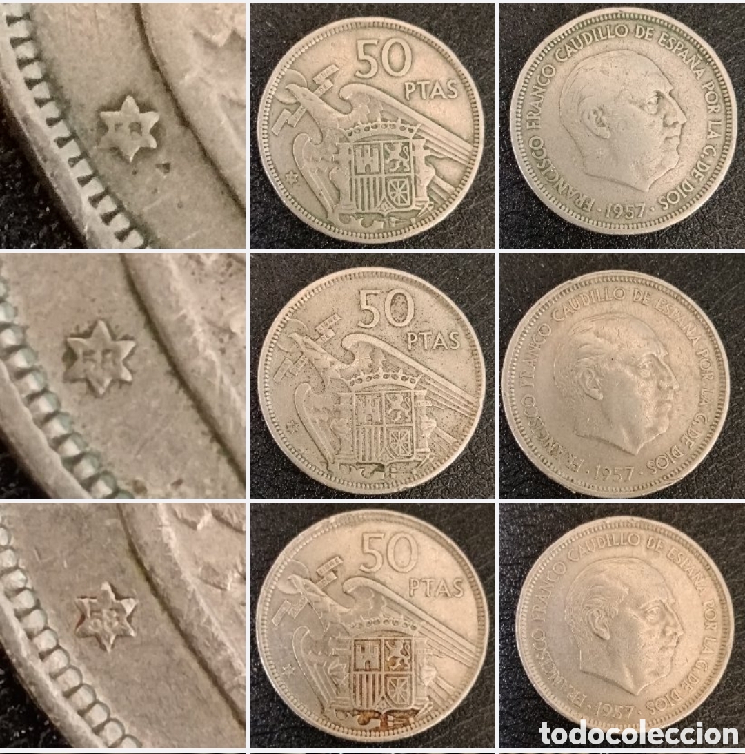 Monedas de Espa&ntilde;a: LOTE DE 9 MONEDAS ESPA&Ntilde;OLAS - Foto 1