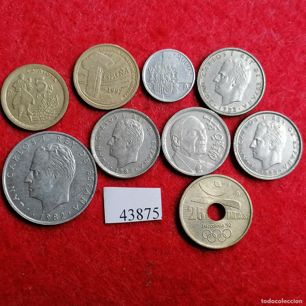 Monedas de Espa&ntilde;a: Espa&ntilde;a , lote 9 monedas, 43875 - Foto 2