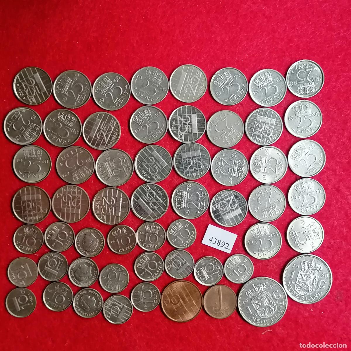 Monedas de Espa&ntilde;a: Holanda, lote 57 monedas, 43892 - Foto 2