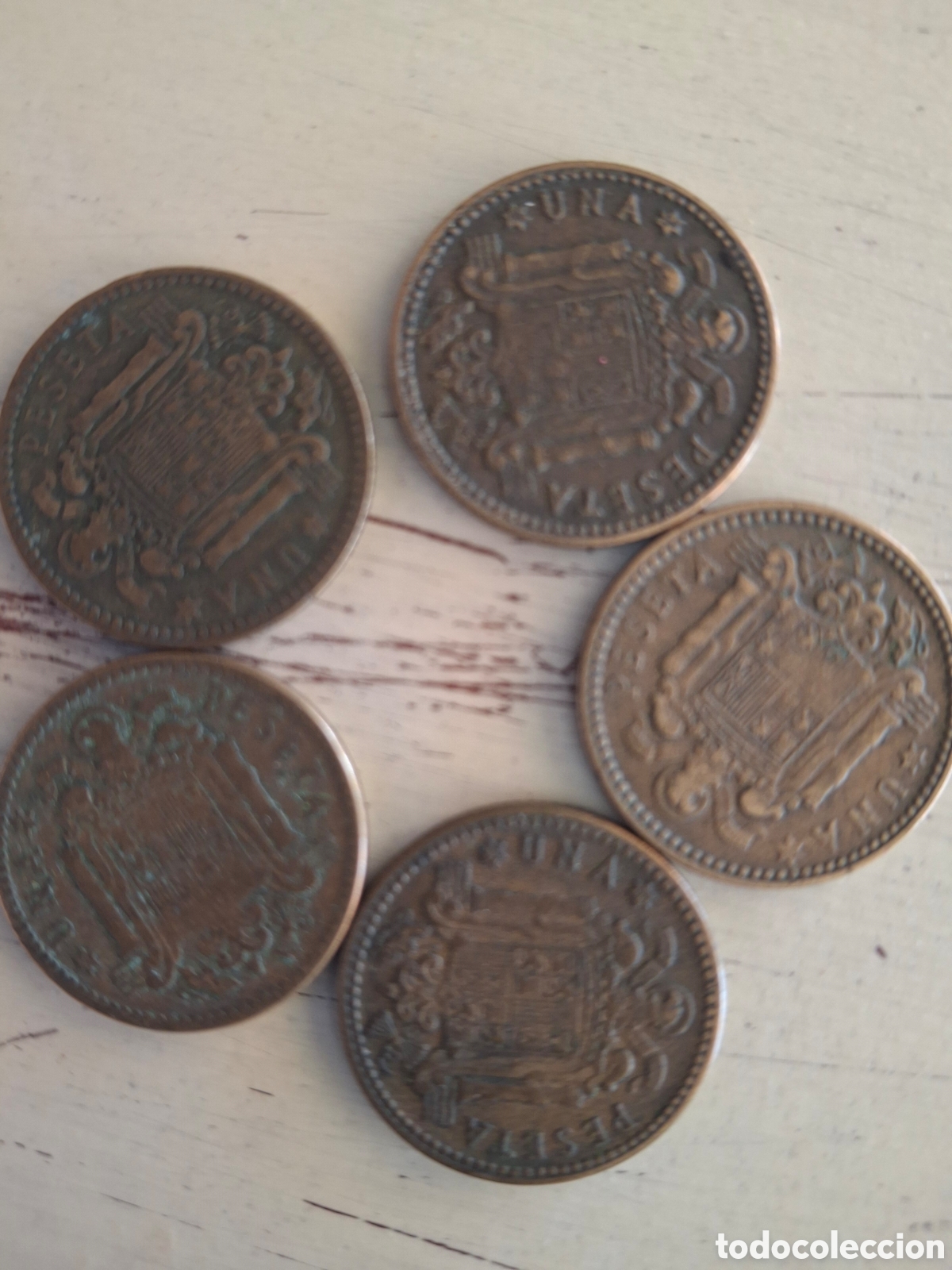 Monedas de Espa&ntilde;a: Pesetas del a&ntilde;o 1947 - Foto 2