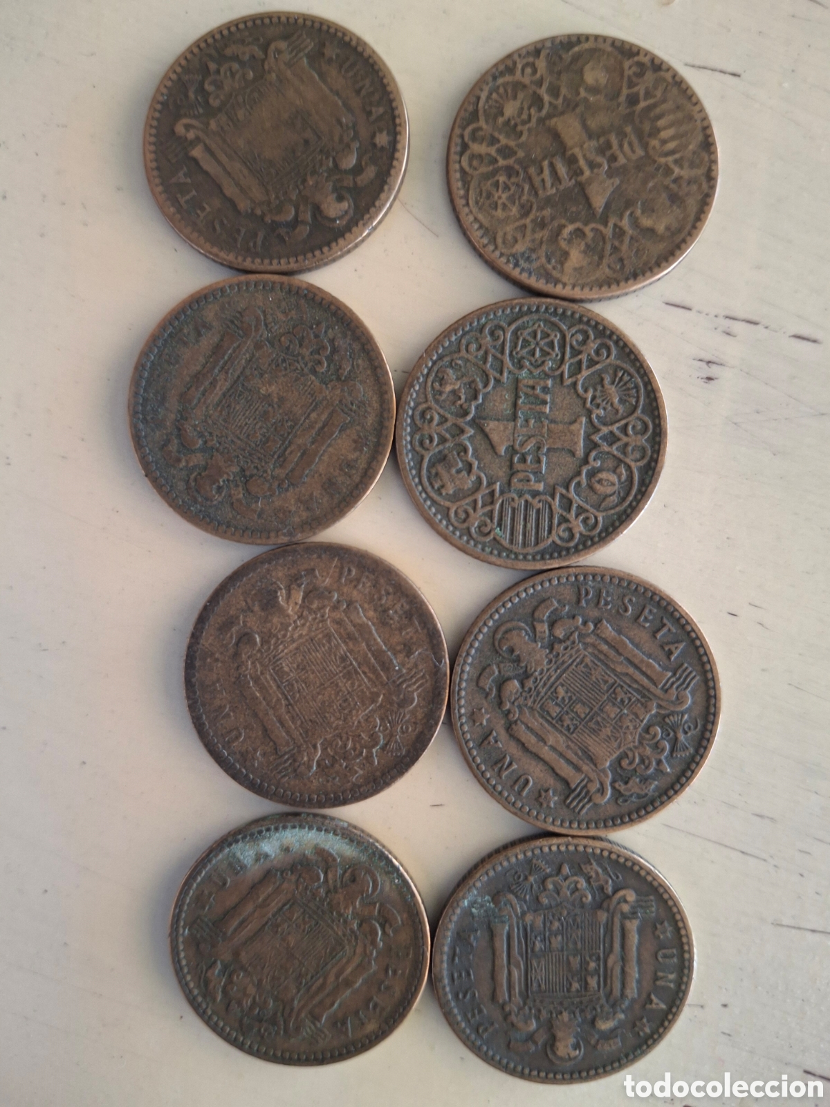 Monedas de Espa&ntilde;a: Pesetas del a&ntilde;o 1947 - Foto 4