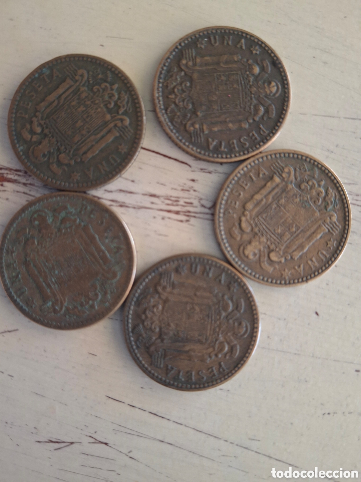 Monedas de Espa&ntilde;a: Pesetas del a&ntilde;o 1947 - Foto 7