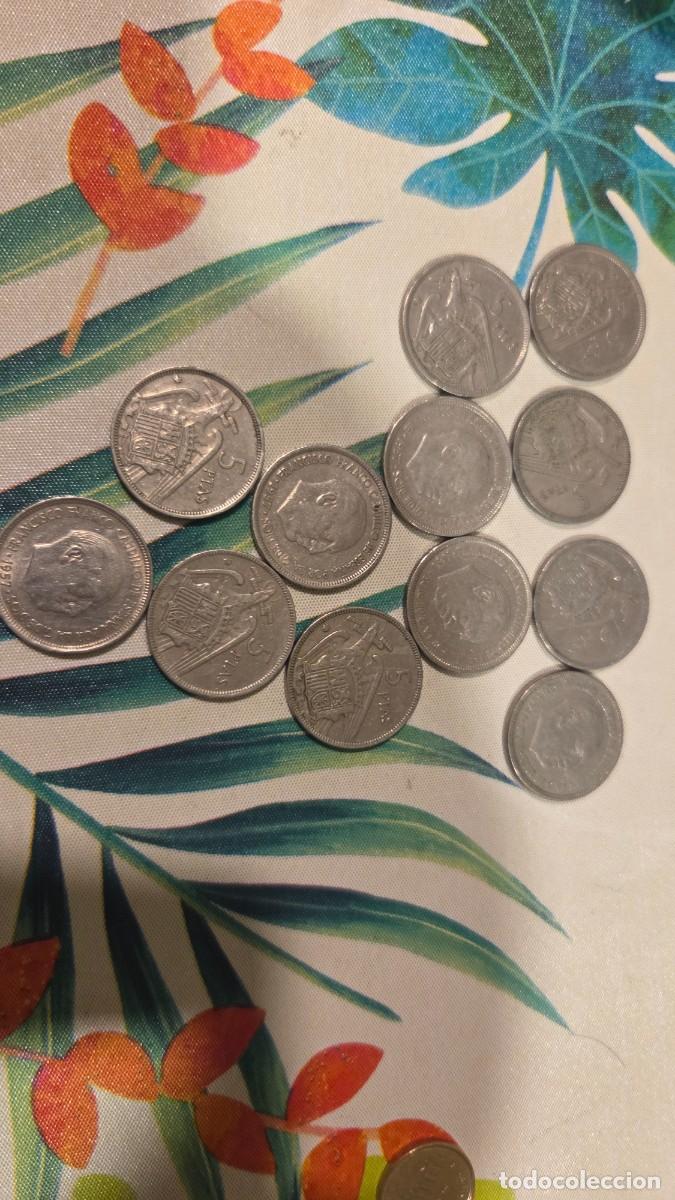 Monedas de Espa&ntilde;a: Monedas de 5 pesetas - Foto 2