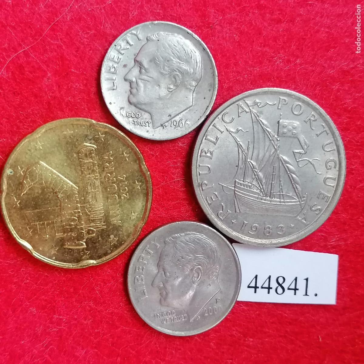 Monedas de Espa&ntilde;a: Lote 4 monedas , 44841 - Foto 1