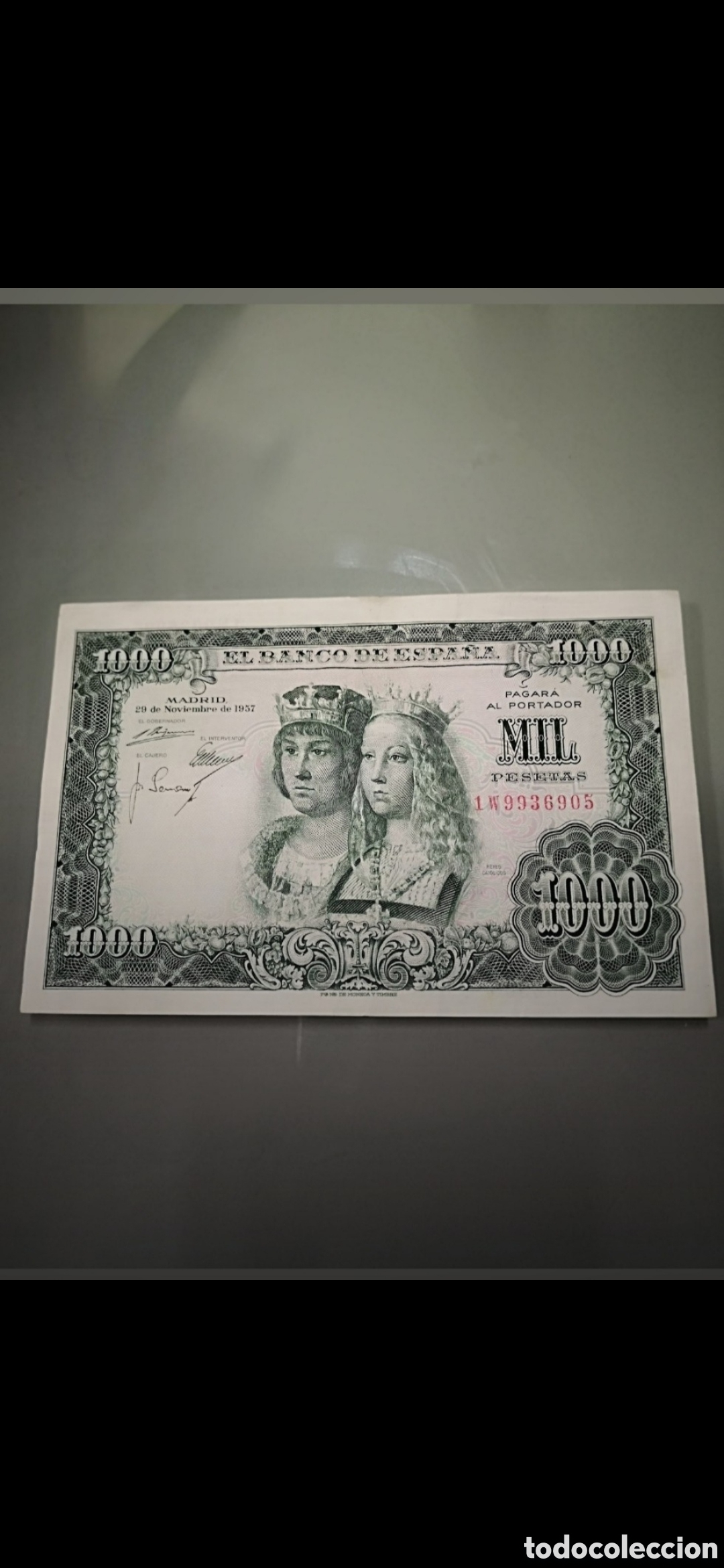 Monedas de Espa&ntilde;a: Colecci&oacute;n de billetes sin circulaci&oacute;n. - Foto 3