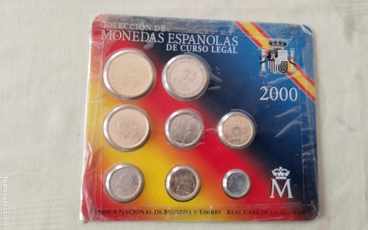 Monedas de Espa&ntilde;a: CARTERA DE MONEDAS A&Ntilde;O 2000 COMPLETA SIN CIRCULAR , VER - Foto 1