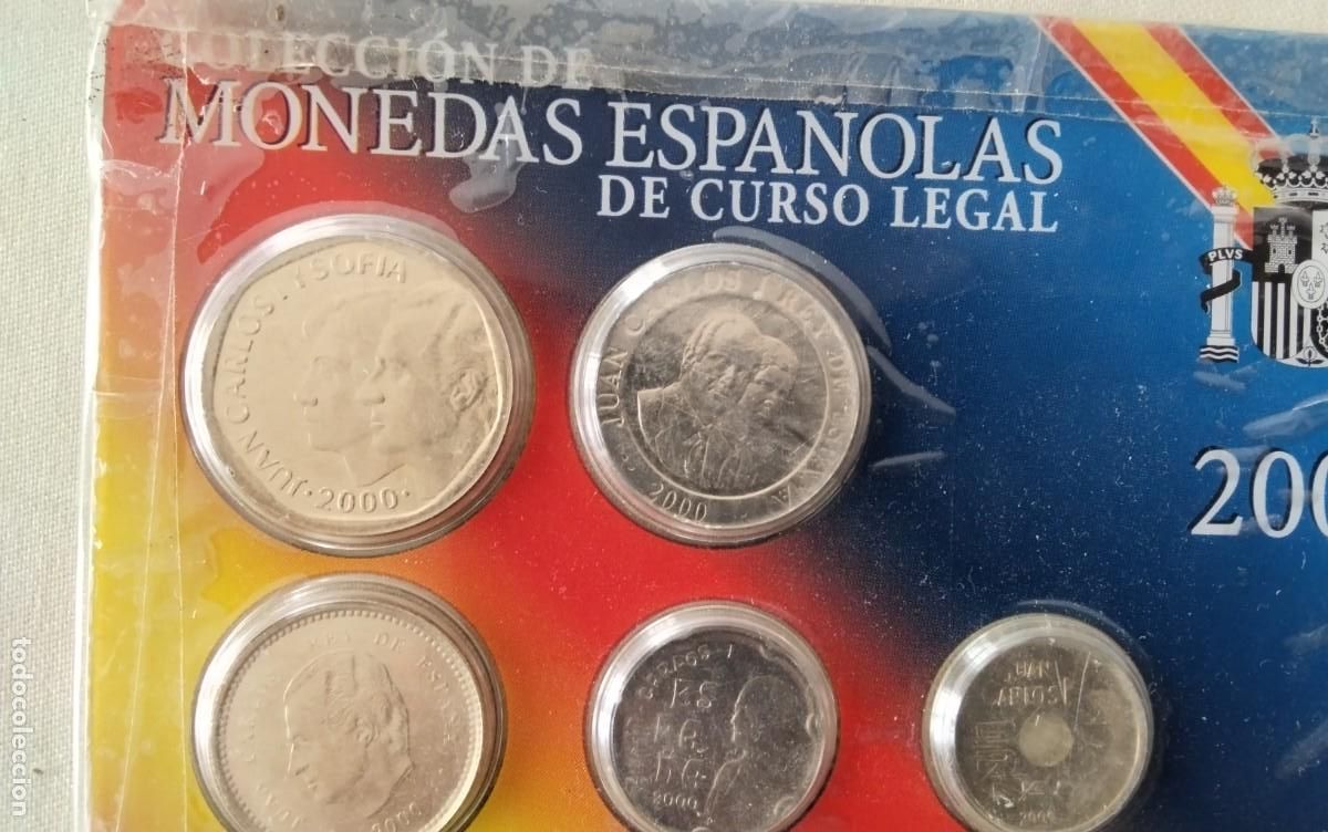Monedas de Espa&ntilde;a: CARTERA DE MONEDAS A&Ntilde;O 2000 COMPLETA SIN CIRCULAR , VER - Foto 3