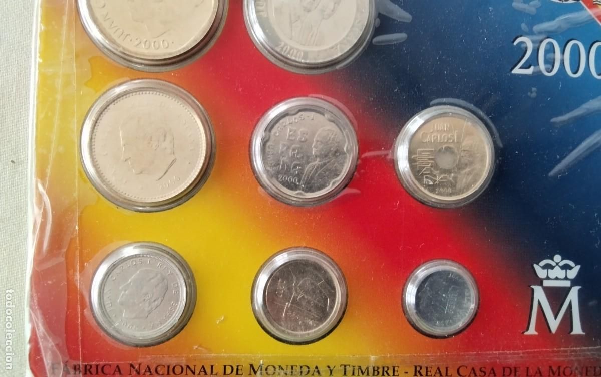 Monedas de Espa&ntilde;a: CARTERA DE MONEDAS A&Ntilde;O 2000 COMPLETA SIN CIRCULAR , VER - Foto 4