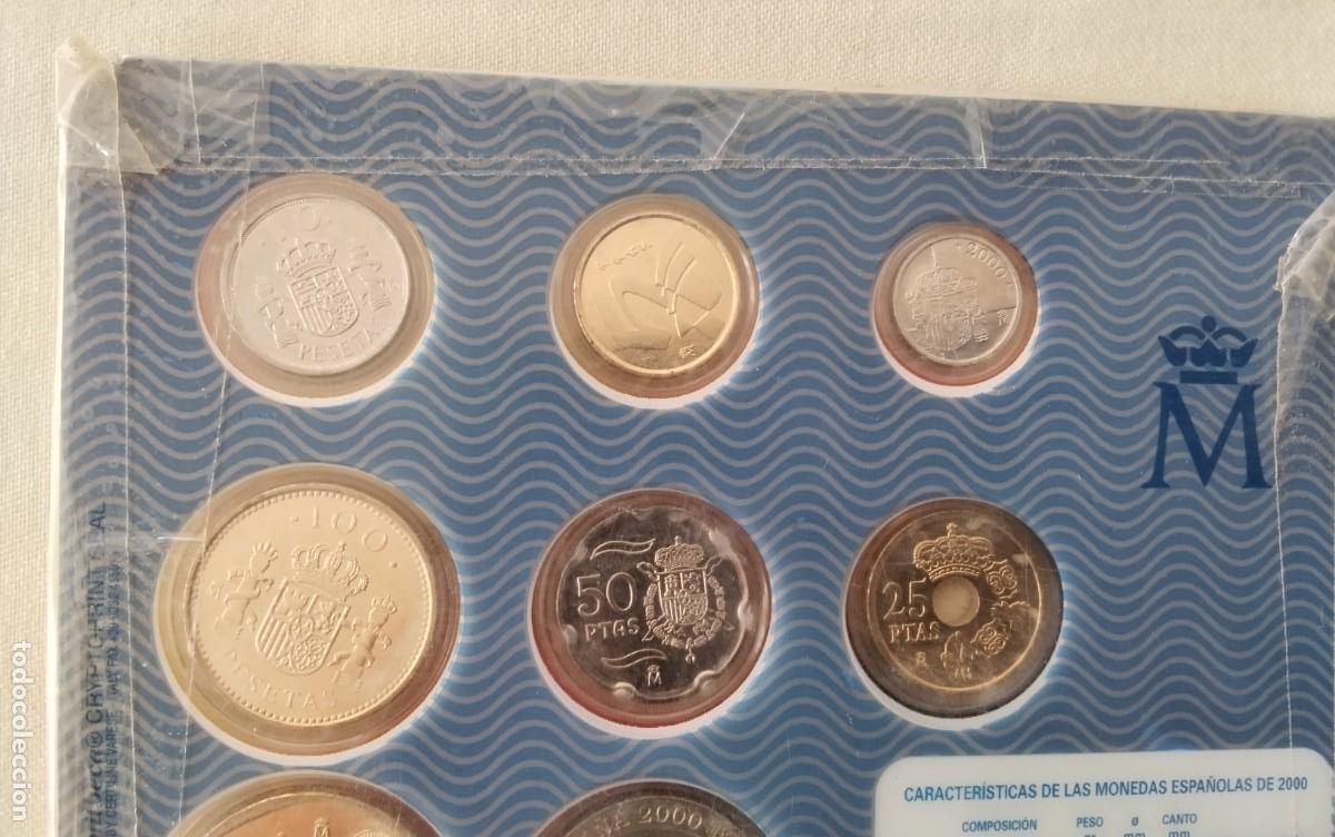 Monedas de Espa&ntilde;a: CARTERA DE MONEDAS A&Ntilde;O 2000 COMPLETA SIN CIRCULAR , VER - Foto 7