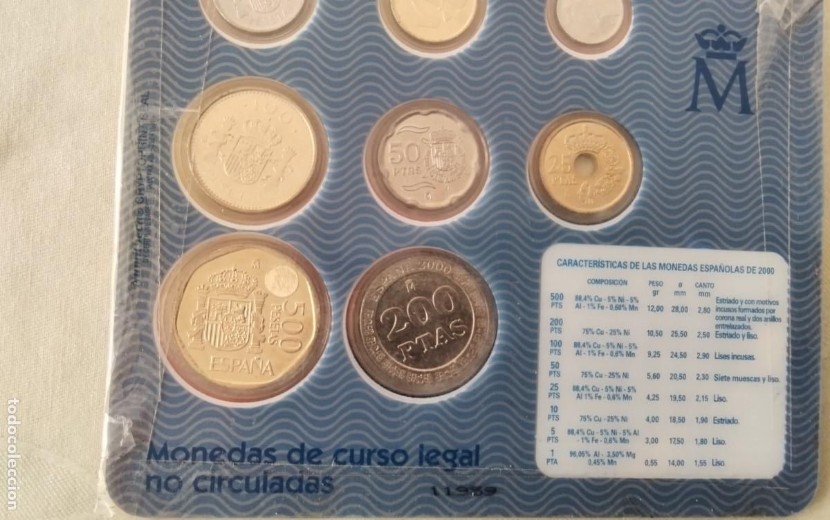 Monedas de Espa&ntilde;a: CARTERA DE MONEDAS A&Ntilde;O 2000 COMPLETA SIN CIRCULAR , VER - Foto 8