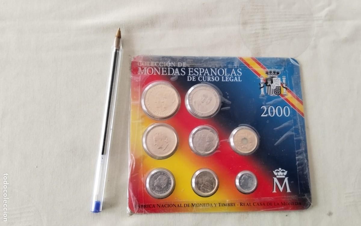 Monedas de Espa&ntilde;a: CARTERA DE MONEDAS A&Ntilde;O 2000 COMPLETA SIN CIRCULAR , VER - Foto 9