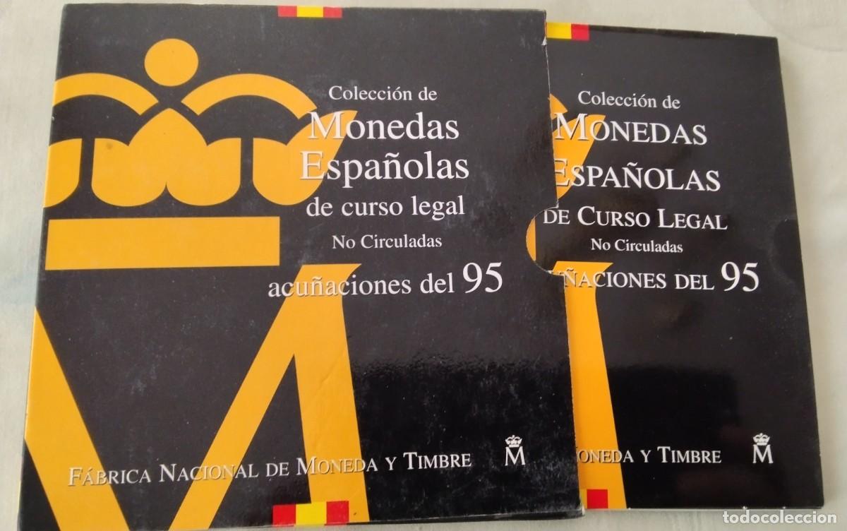 Monedas de Espa&ntilde;a: CARTERA DE MONEDAS A&Ntilde;O 1995 COMPLETA SIN CIRCULAR , VER - Foto 2