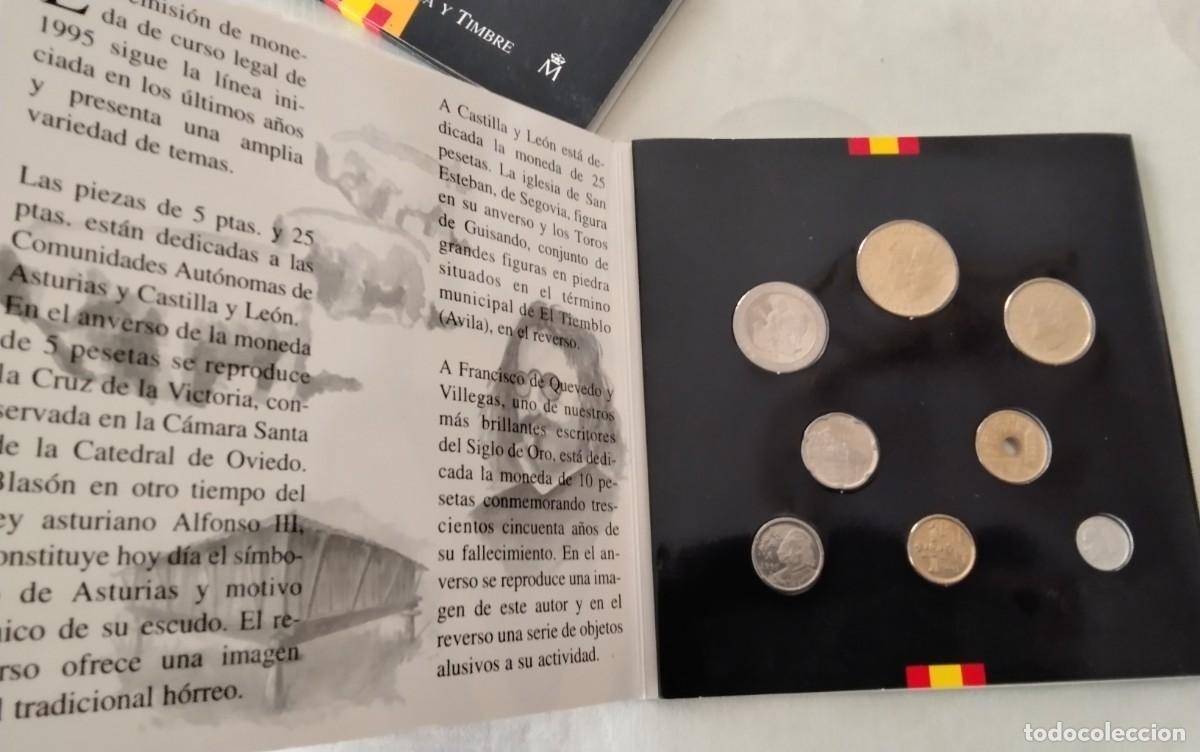 Monedas de Espa&ntilde;a: CARTERA DE MONEDAS A&Ntilde;O 1995 COMPLETA SIN CIRCULAR , VER - Foto 3