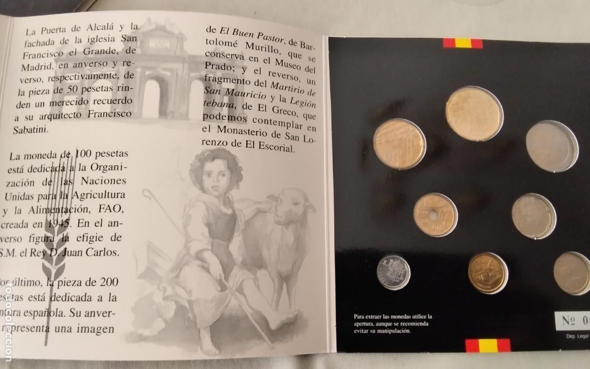 Monedas de Espa&ntilde;a: CARTERA DE MONEDAS A&Ntilde;O 1995 COMPLETA SIN CIRCULAR , VER - Foto 8