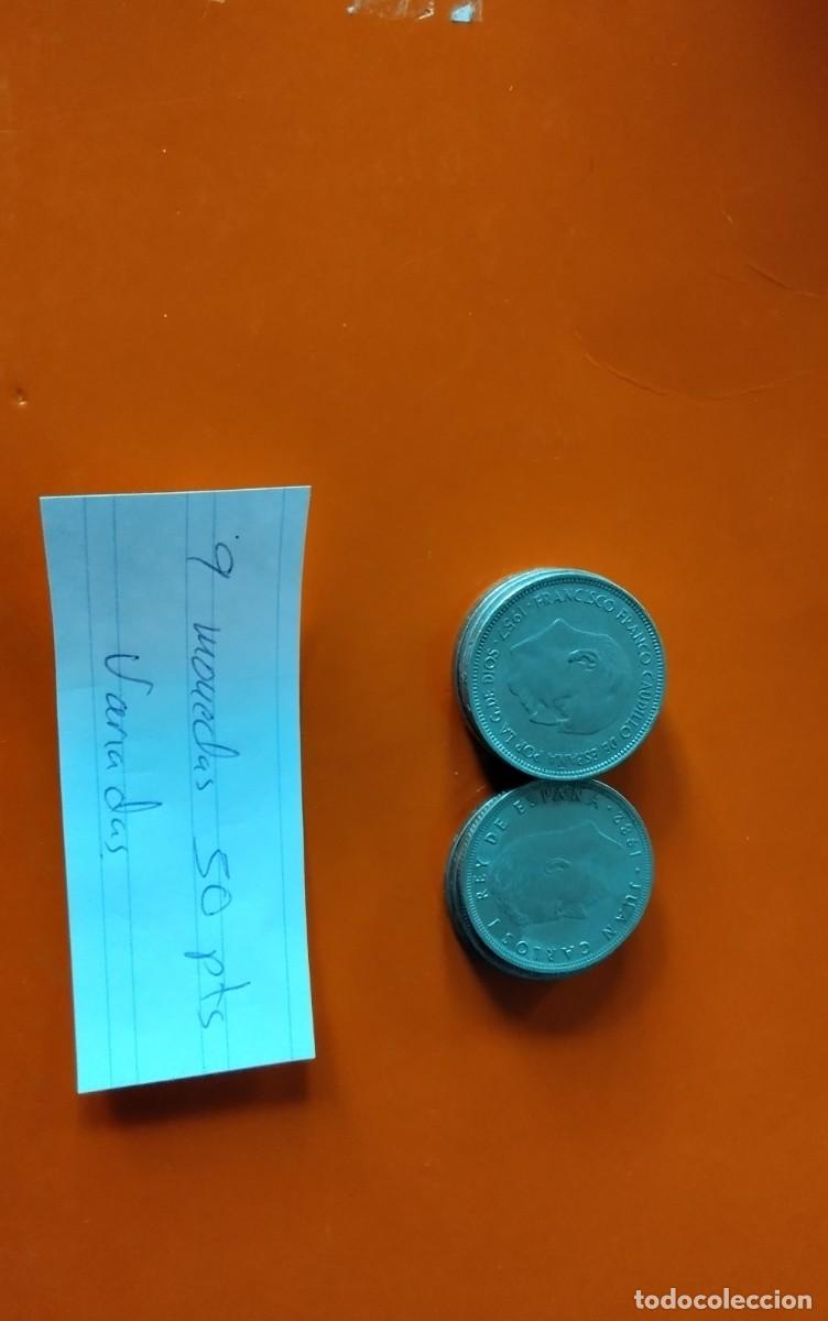 Monedas de Espa&ntilde;a: 9 MONEDAS DE 50 PTS VARIADAS , VER - Foto 6