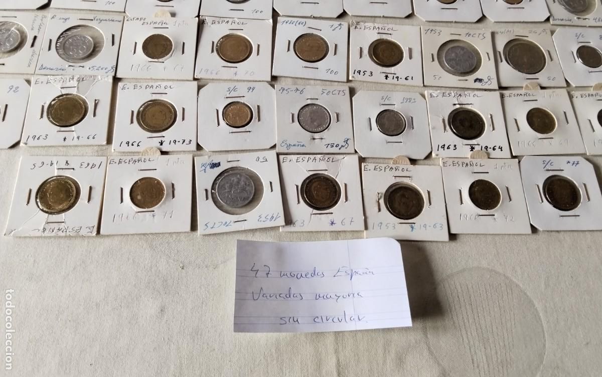 Monedas de Espa&ntilde;a: 47 MONEDAS ESPA&Ntilde;A VARIADAS SIN CIRCULAR ENCARTONADAS - Foto 4