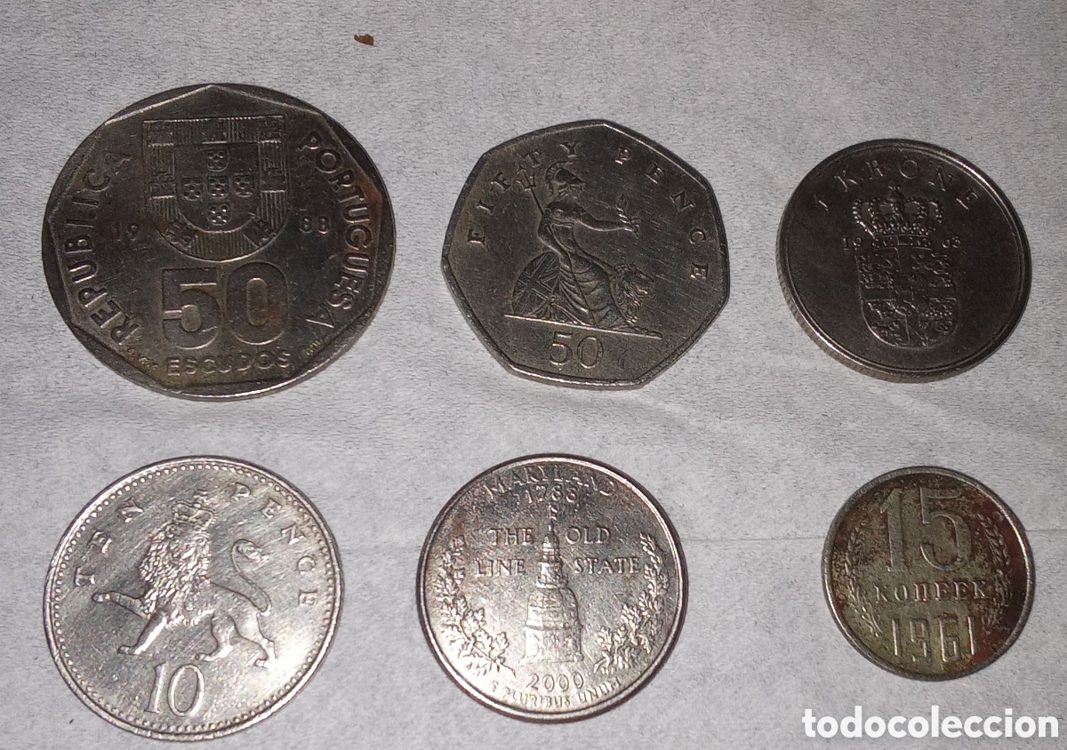 Monedas de Espa&ntilde;a: LOTE DE MONEDAS EXTRANJERAS - Foto 2