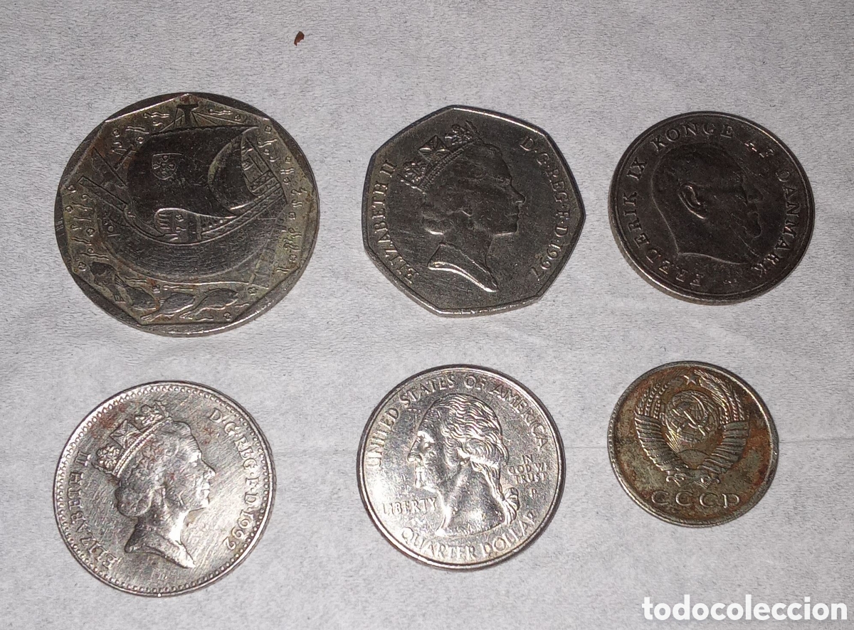 Monedas de Espa&ntilde;a: LOTE DE MONEDAS EXTRANJERAS - Foto 1