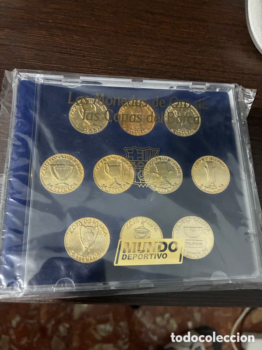 Monedas de Espa&ntilde;a: Las Monedas de Oro de las Copas del Bar&ccedil;a - Foto 1