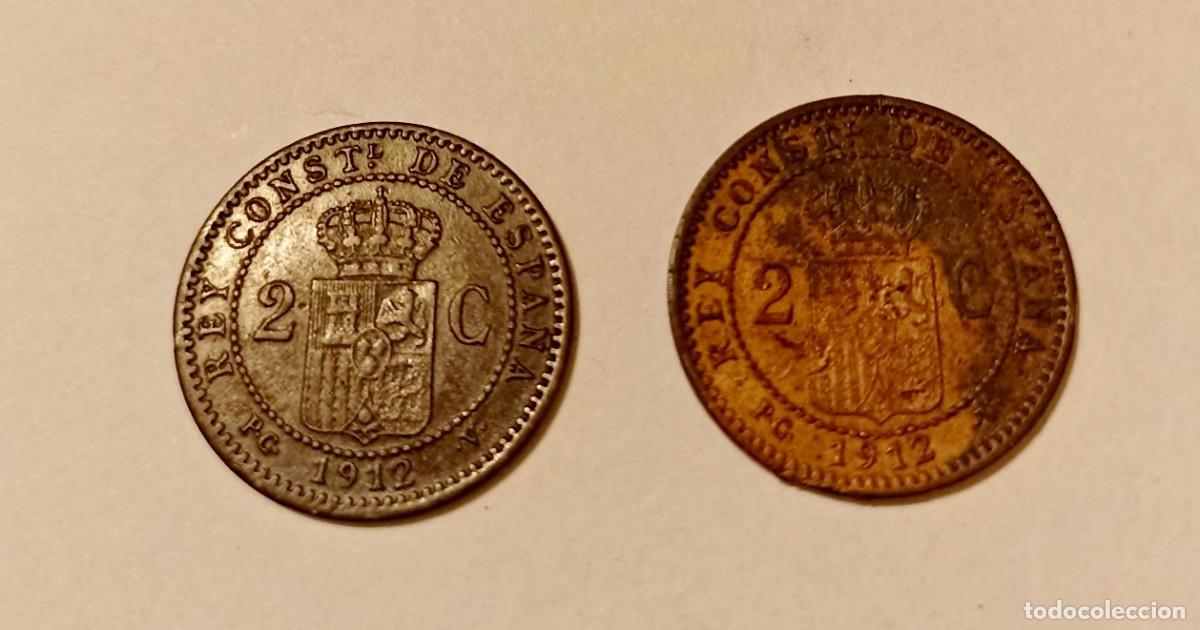 Monedas de Espa&ntilde;a: LOTE 7 MONEDAS DE COBRE - Foto 3