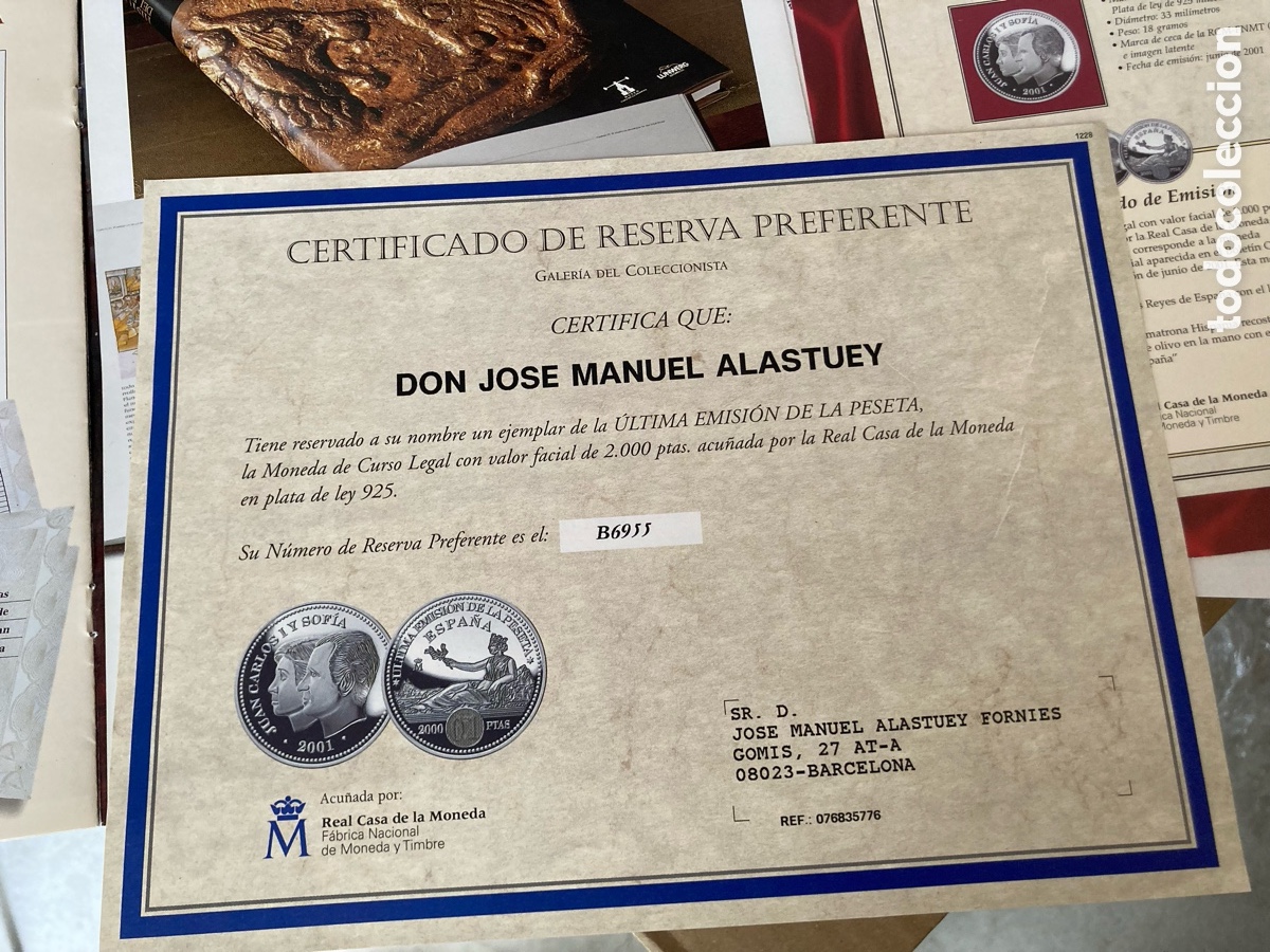 Monedas de Espa&ntilde;a: Colecci&oacute;n monedas Espa&ntilde;a certificada - Foto 4