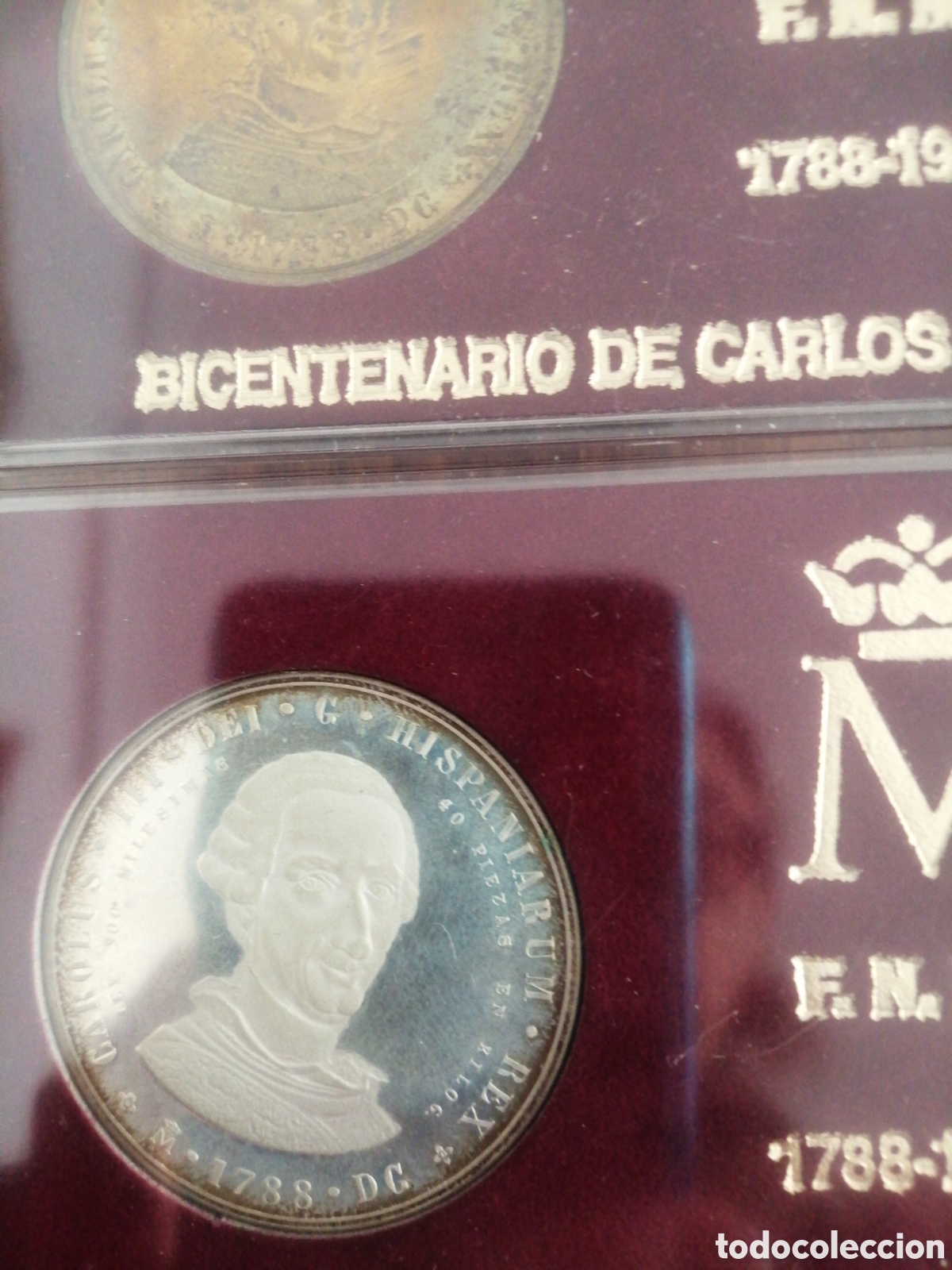 Monedas de Espa&ntilde;a: BICENTENARIO DE CARLOS III - Foto 4