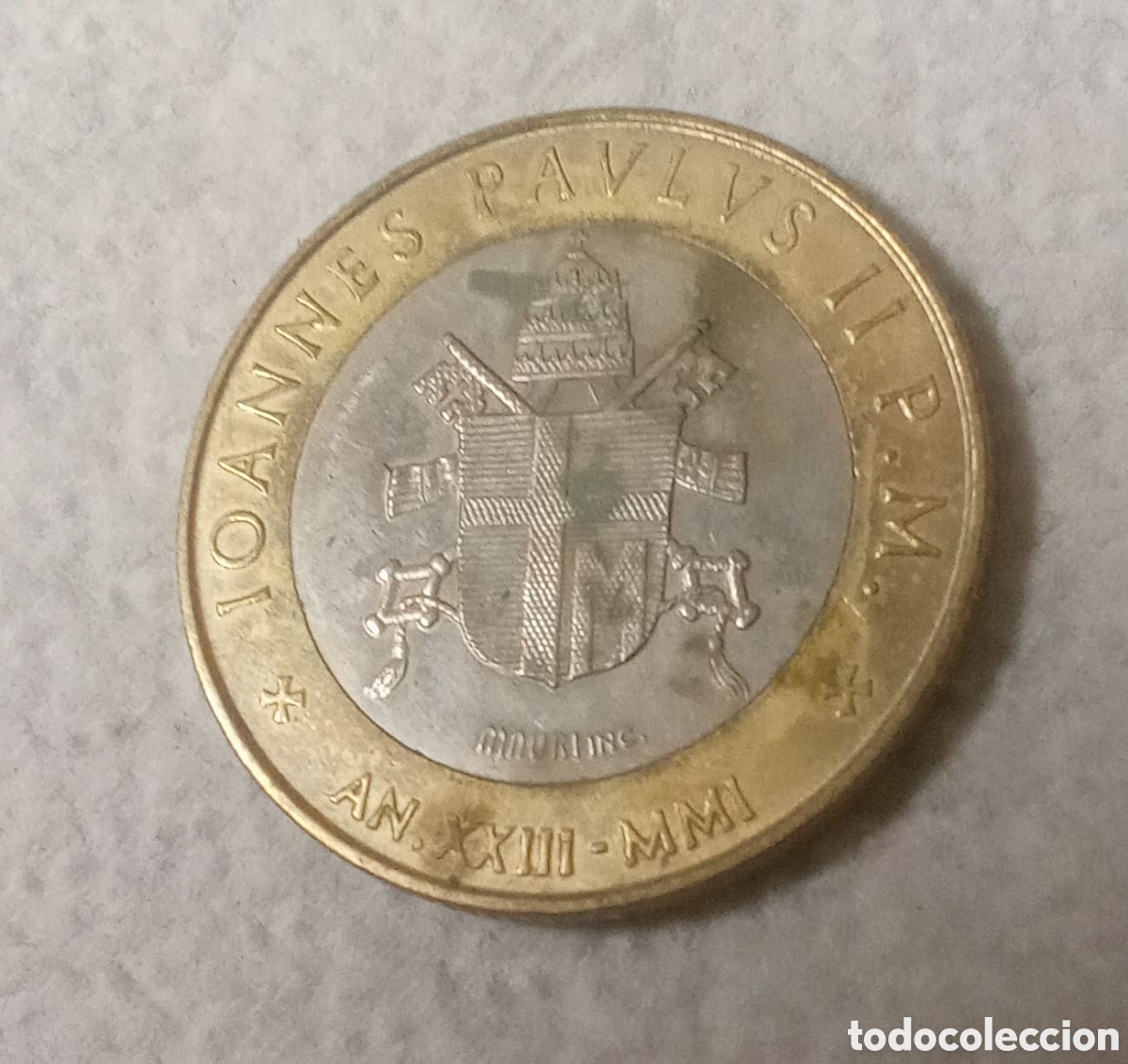 Monedas de Espa&ntilde;a: MONEDA DE 1000 LIRAS DEL VATICANO - Foto 2