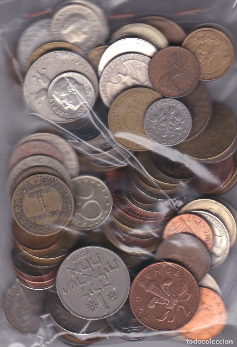 Monedas de Espa&ntilde;a: Lote 100 monedas extranjeras Mbc. - Foto 2
