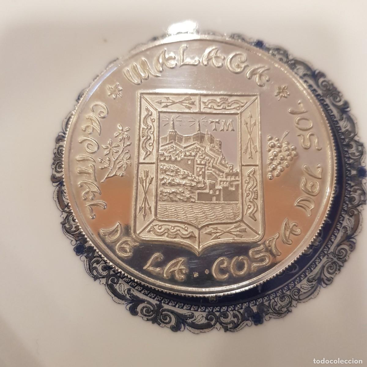 Monedas de Espa&ntilde;a: MONEDA DE PLATA MALAGA. CAPITAL DE LA COSTA DEL SOL - Foto 2